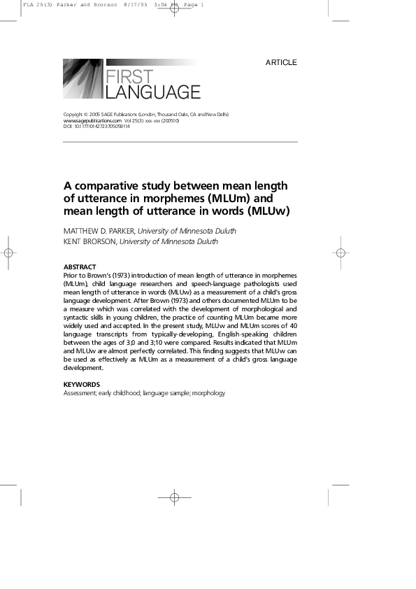 Utterance essay image