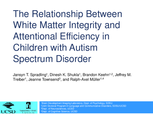 (PPT) The Relationship Between White Matter Integrity and Attentional ...