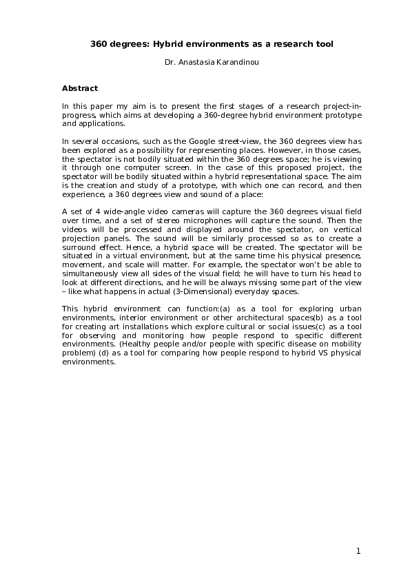(DOC) 360 degrees: Hybrid environments as a research tool