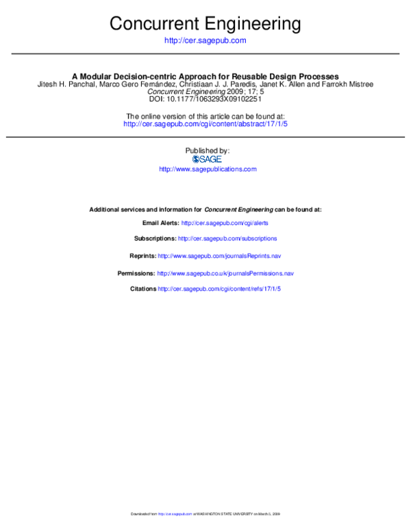 (PDF) Cera.Modulardecisioncentricframework
