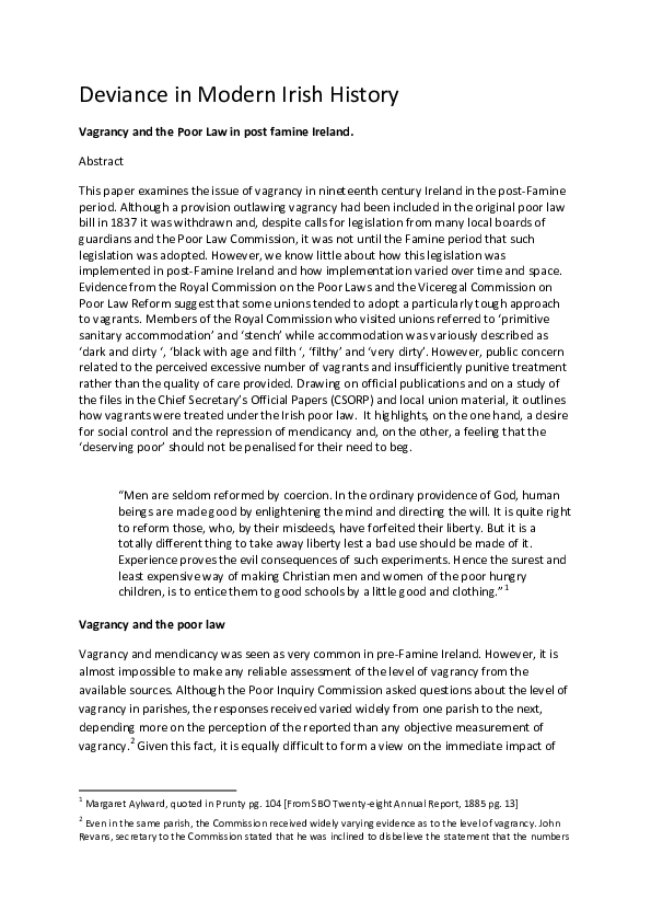 Essays on vagrancy image