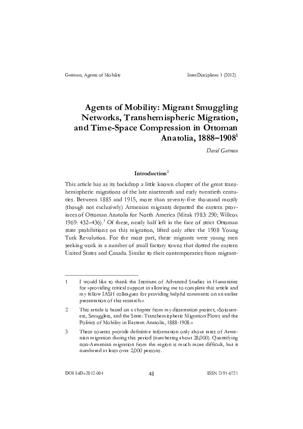 What are the four elements of migrant smuggling image