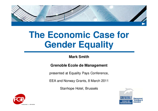 (PDF) The Economic Case for Gender Equality