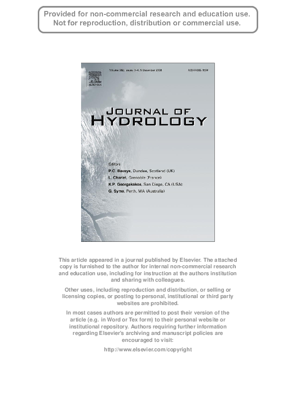 (PDF) Flash flood warning based on rainfall depth-duration thresholds ...