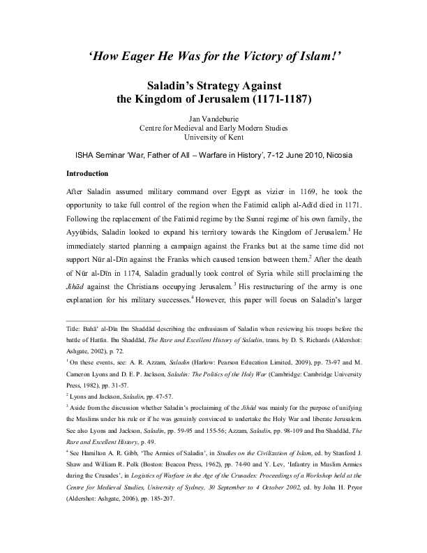 Saladin criticism essay 07 picture