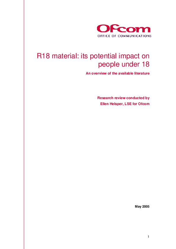 (PDF) R18 material: its potential impact on people under 18: An ...