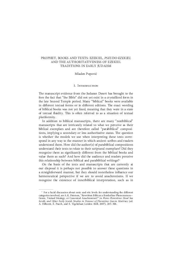 Prophet ezekiel essay picture