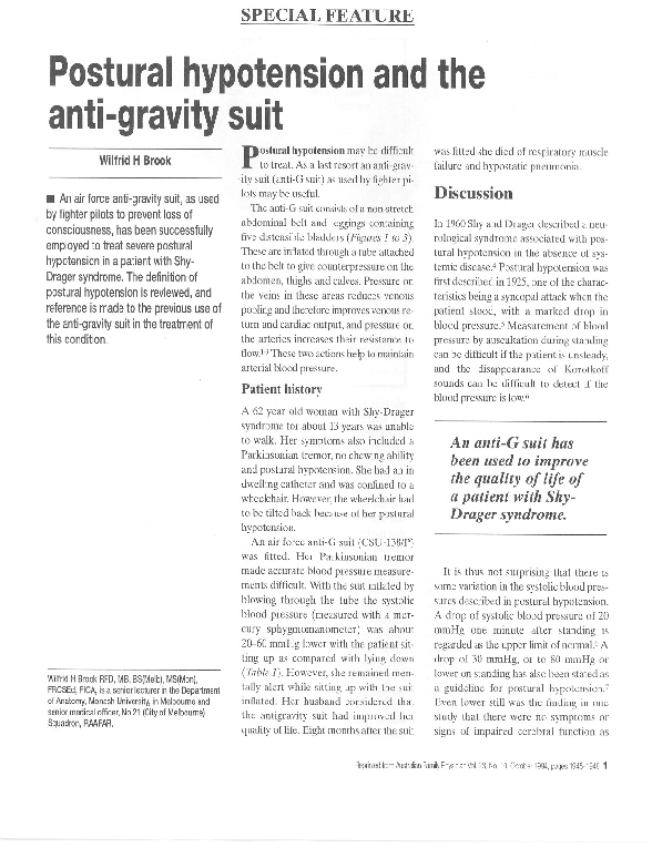 Orthostatic hypotension diagnosis picture