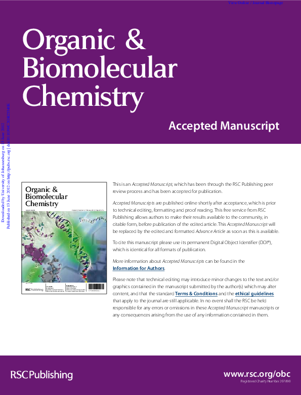 (PDF) Efficient tetrahydropyranyl and tetrahydrofuranyl protection ...