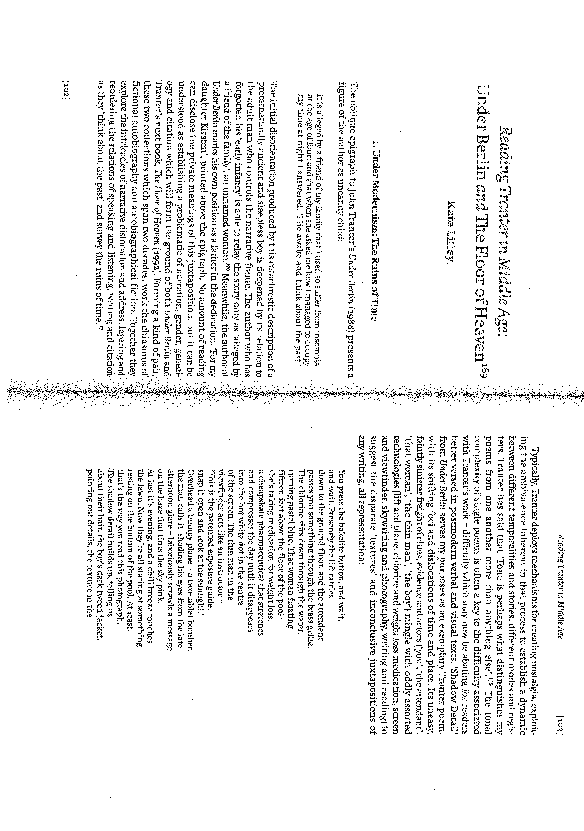 (PDF) ‘Reading Tranter in Middle Age’’, in The Salt Companion to John ...
