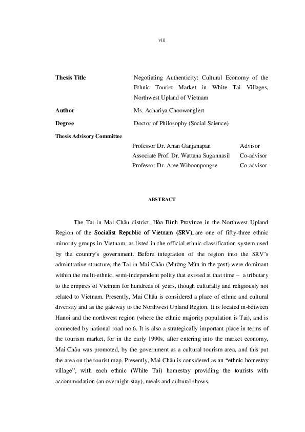 Ethnic market essay image