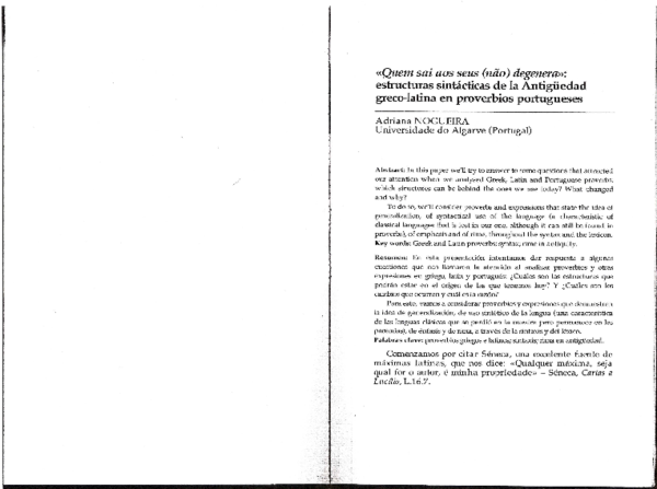 (PDF) Nogueira, Adriana (2007). "Quem sai aos seus (não) degenera ...