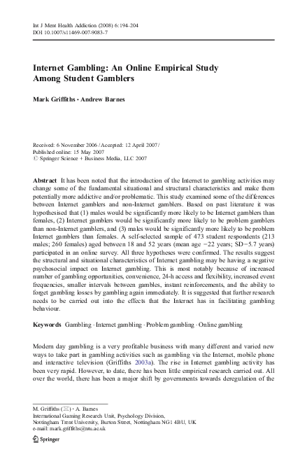 Cyberspace gambling essay 08 picture