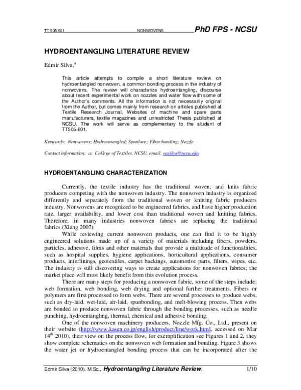 Literature review example picture