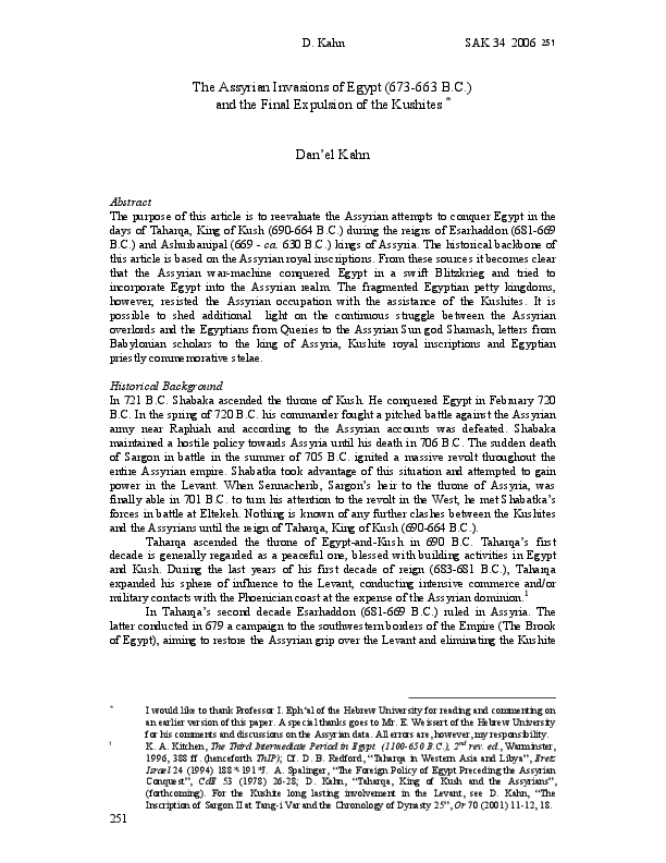 How did egypt leaving napata affect kush? image