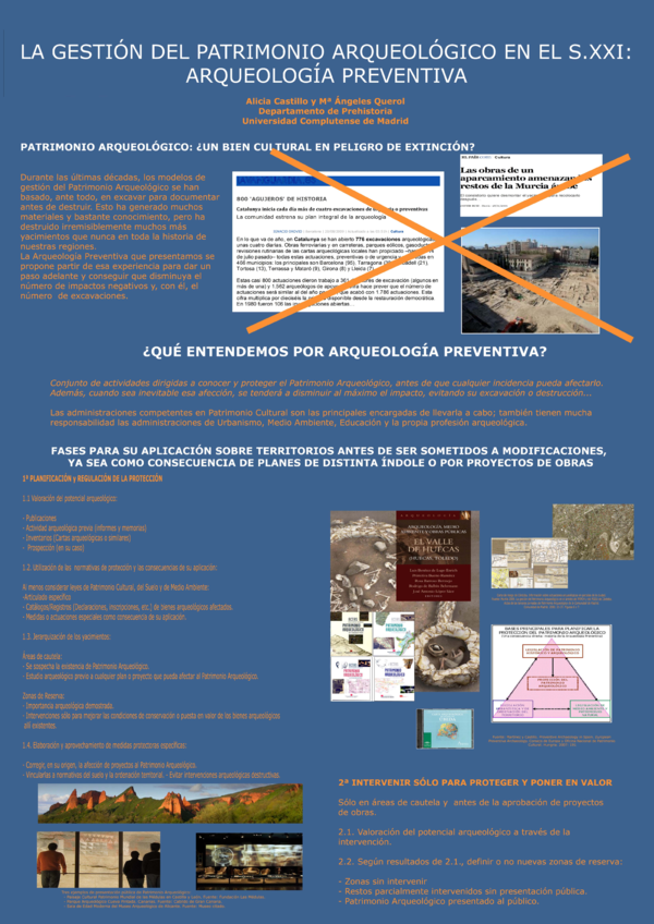 (PDF) La Gestión del Patrimonio Arqueológico en el S. XXI Arqueología