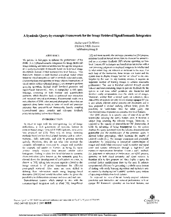 (PDF) A Symbolic Query-byexample Framework for the Image Retrieval ...