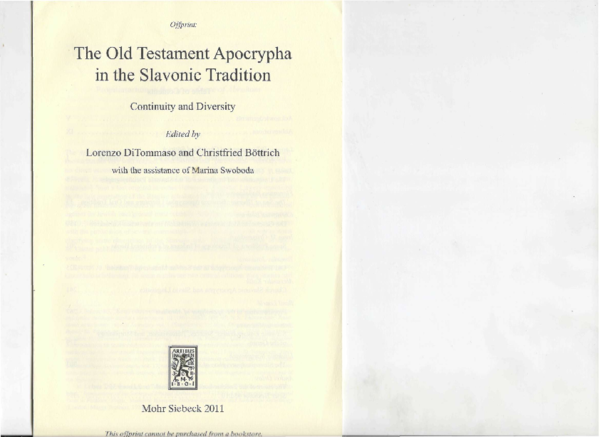 (PDF) Propitiatorium in the Apocalypse of Abraham