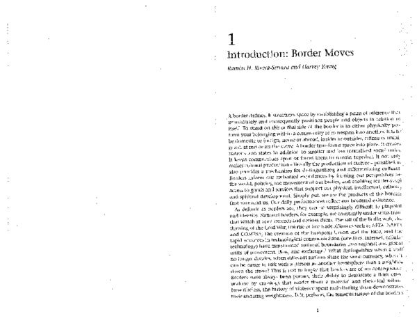 (PDF) Introduction: Border Moves