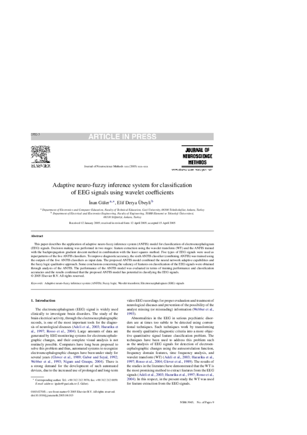 (PDF) Adaptive neuro-fuzzy inference system for classification of EEG ...