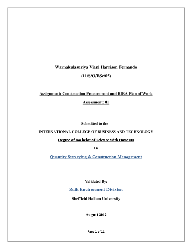 Riba plan essay 05 picture