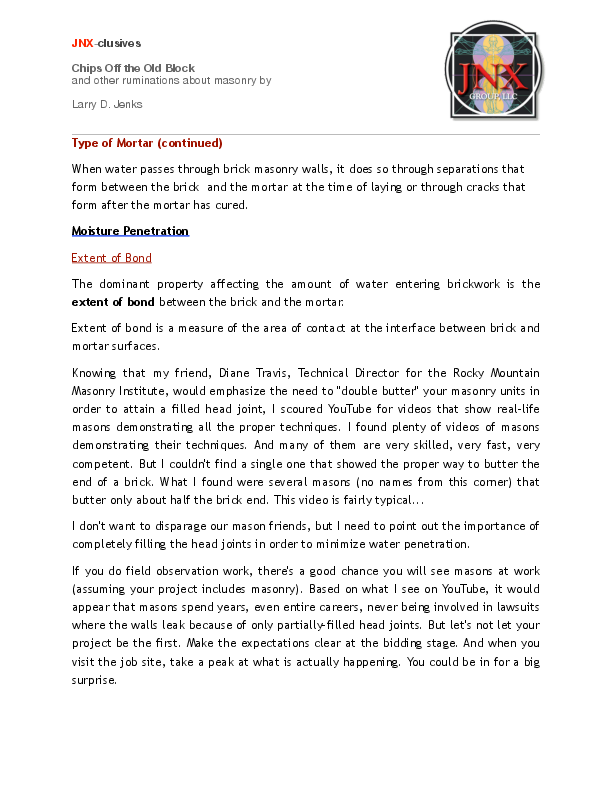 (PDF) Type of Mortar (continued)