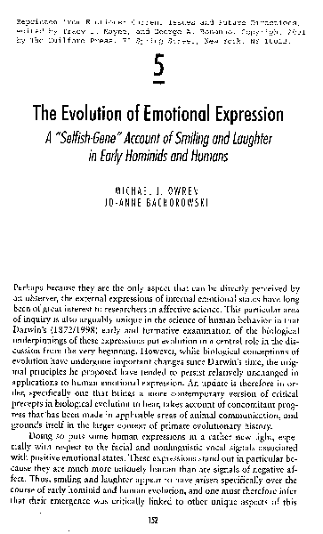 Psychological construction model of emotion picture