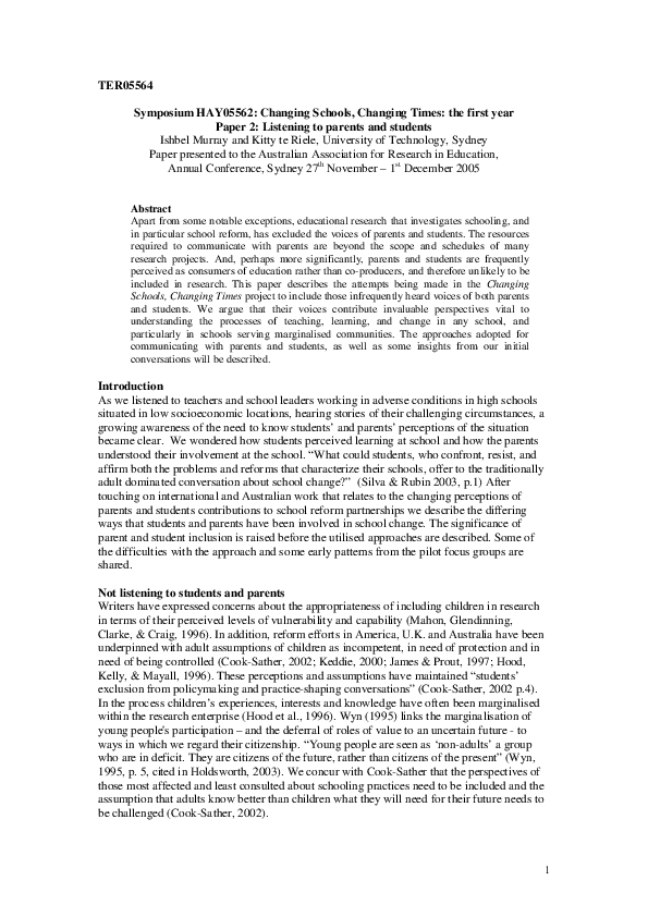 Article on changing times image