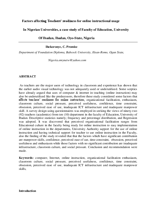 How has nigeria developed image