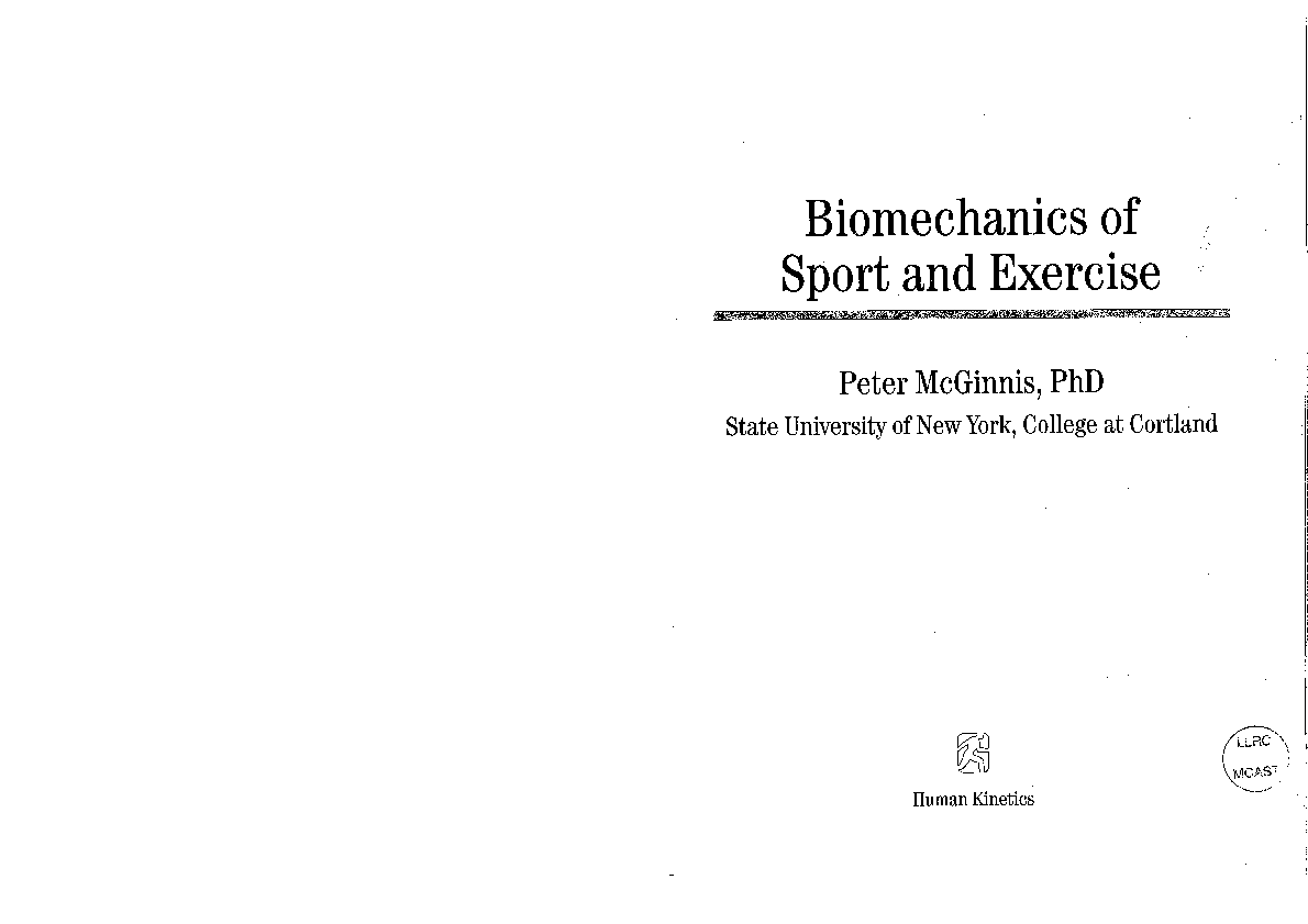 (PDF) Biomechanics of sport and exercise dr.Wisam Saady Academia.edu