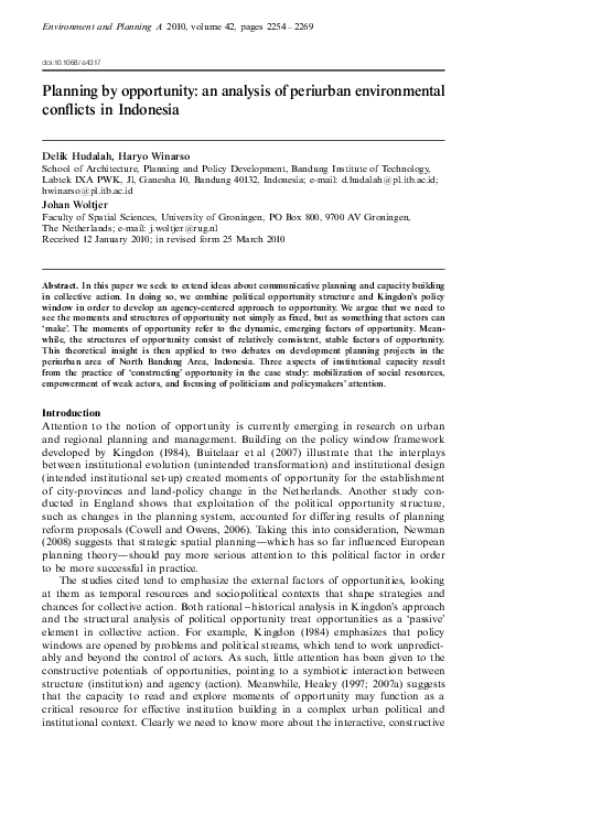 Environmental conflict essay image