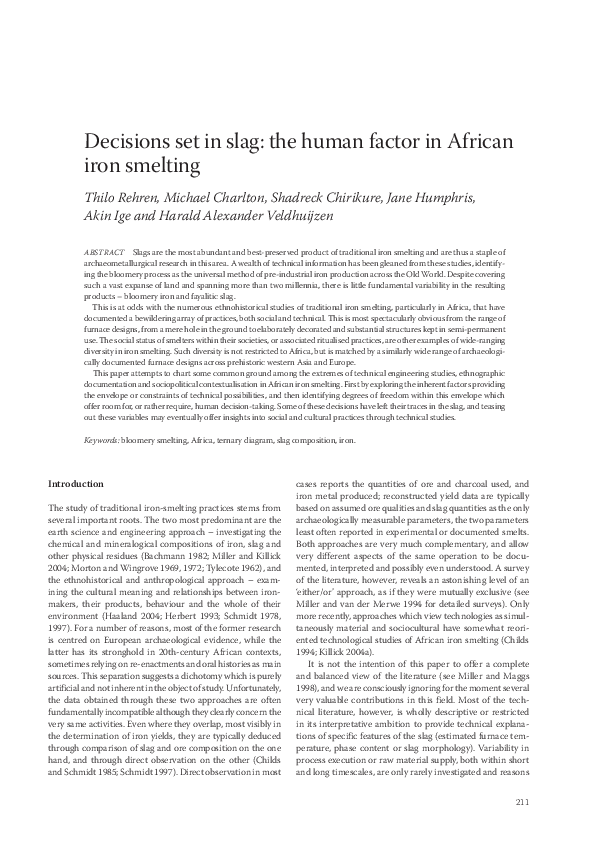 What is slag in chemistry picture