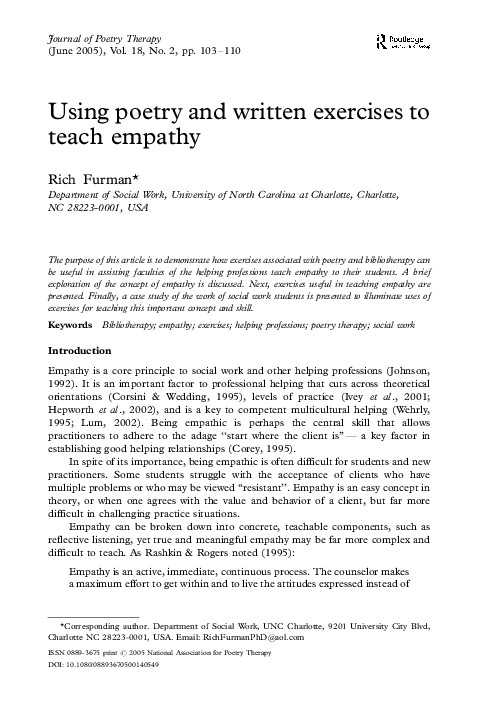 Empathy group activities for adults image