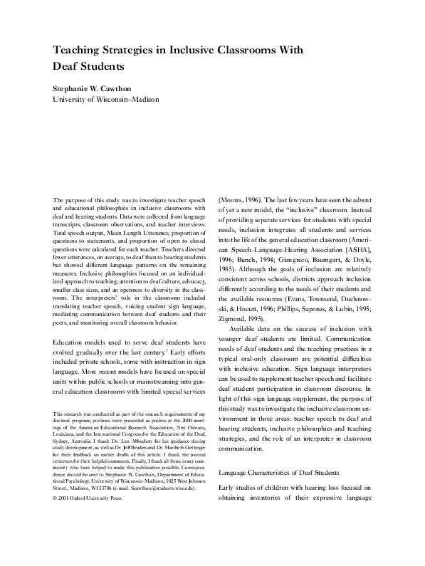 Deaf event paper picture