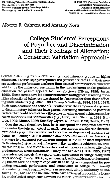 Prejudice and discrimination essay image