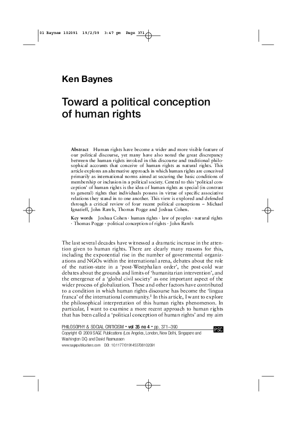 Essay humanity politics image