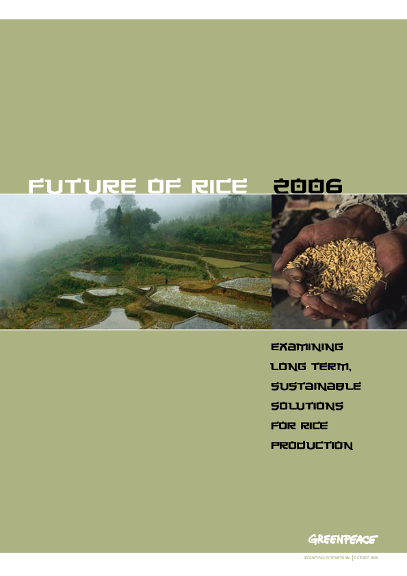 (PDF) Future of Rice