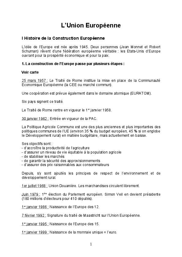 traité instituant la communauté économique européenne