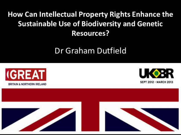 (PDF) How Can Intellectual Property Rights Enhance the Sustainable Use ...