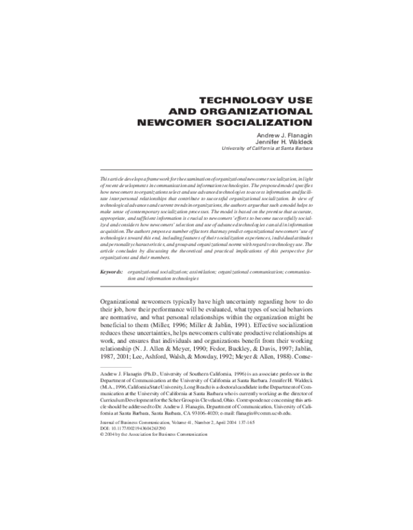 Secondary socialization picture