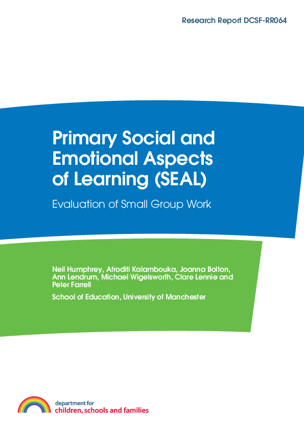 (PDF) Primary Social and Emotional Aspects of Learning (SEAL ...
