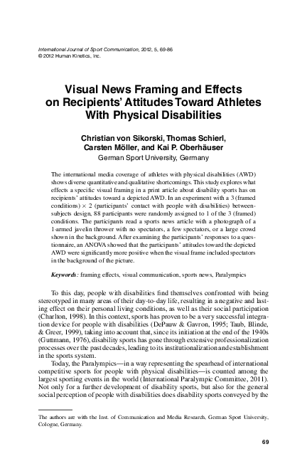 (PDF) VISUAL FRAMING EFFECTS
