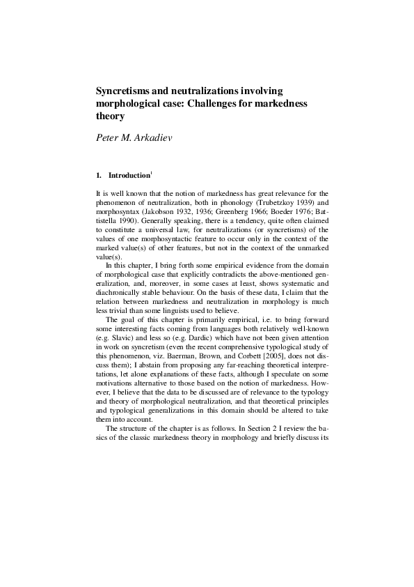 Markedness in phonology image