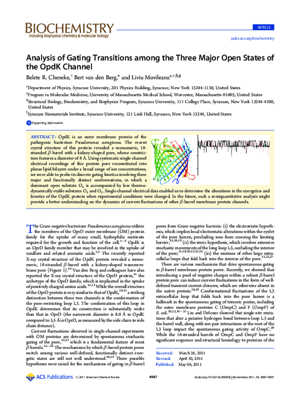 (PDF) Analysis of gating transitions among the three major open states ...
