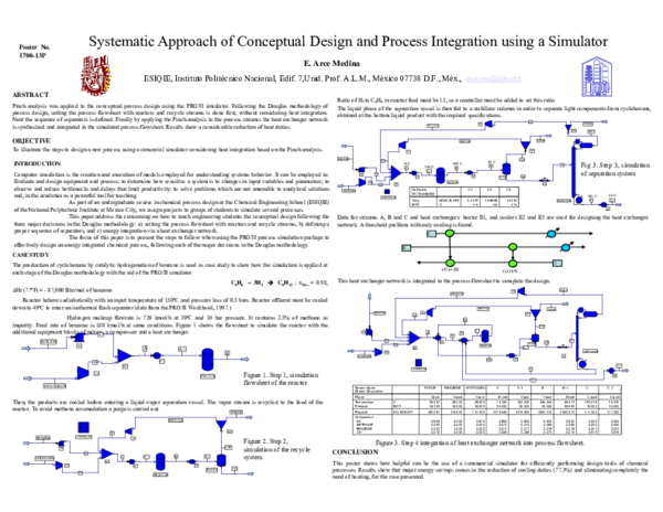 (PDF) Systematic Approach of Conceptual Design and Process Integration ...