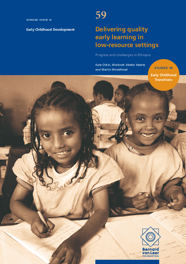 (PDF) Delivering quality early learning in low-resource settings ...