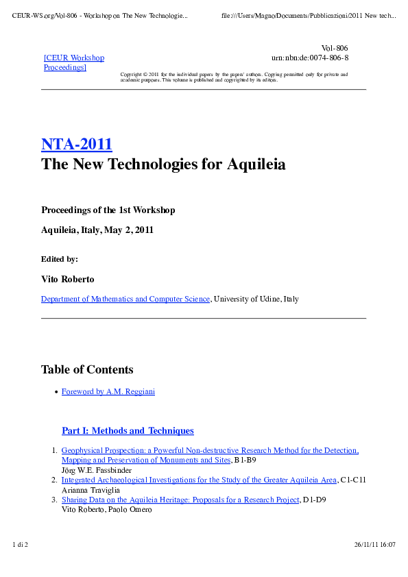 (PDF) Natural Phenomena and Anthropic Interventions Remarks on the