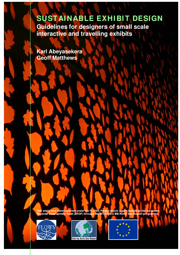 (PDF) Sustainable Exhibit Design Guidelines for designers of small ...
