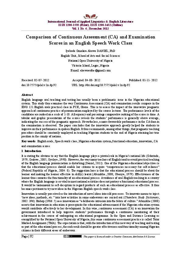 Continuous assessment pdf picture