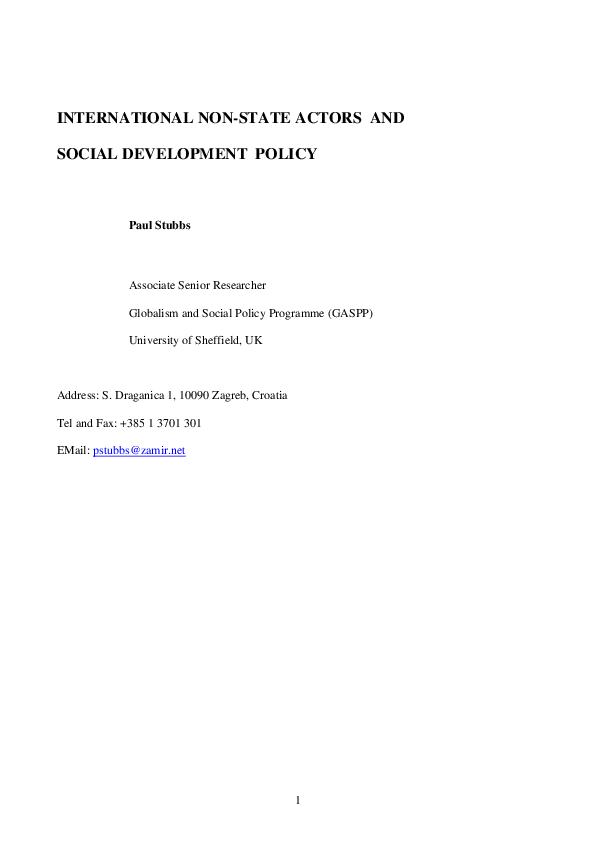INTERNATIONAL POLITICS MEANING NATURE AND SCOPE EVOLUTION EMERGENCE OF NON STATE ACTORS visual data 8